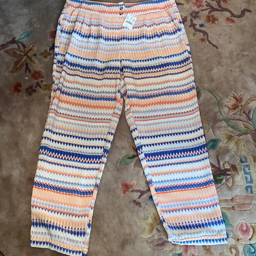 NWT - Jcrew silky pants - ankle length